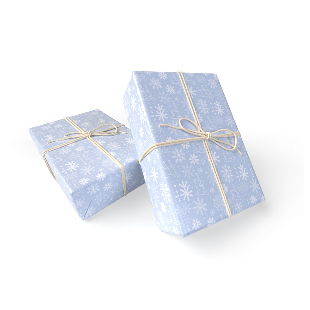 Wilko 4m First Frost Merry Christmas Wrapping Paper Image 2