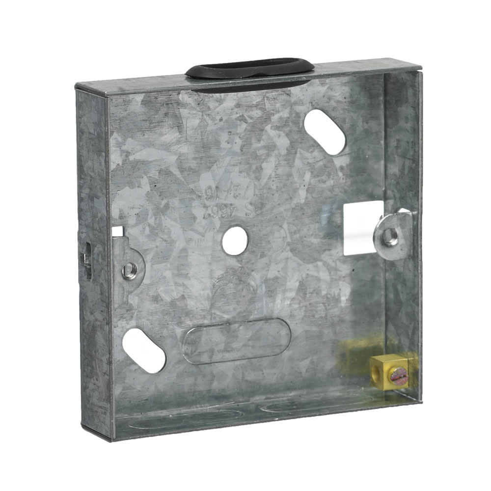 Wilko Steel Light Switch Socket Box Image