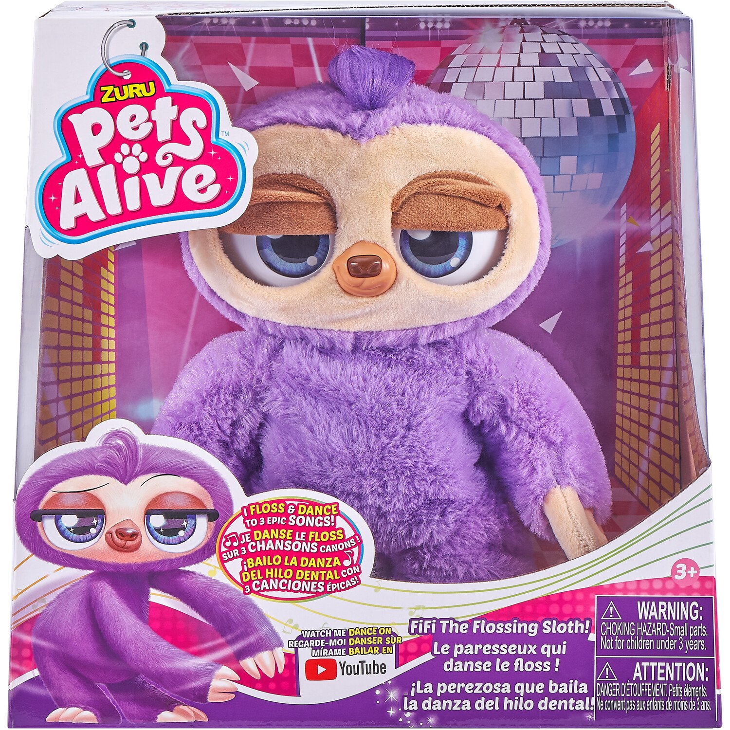 Pets Alive Fifi the Flossing Sloth Image 1