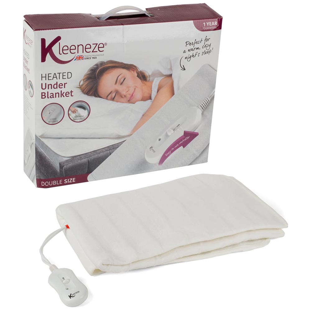 Kleeneze® Double Heated Blanket 60w Image 1