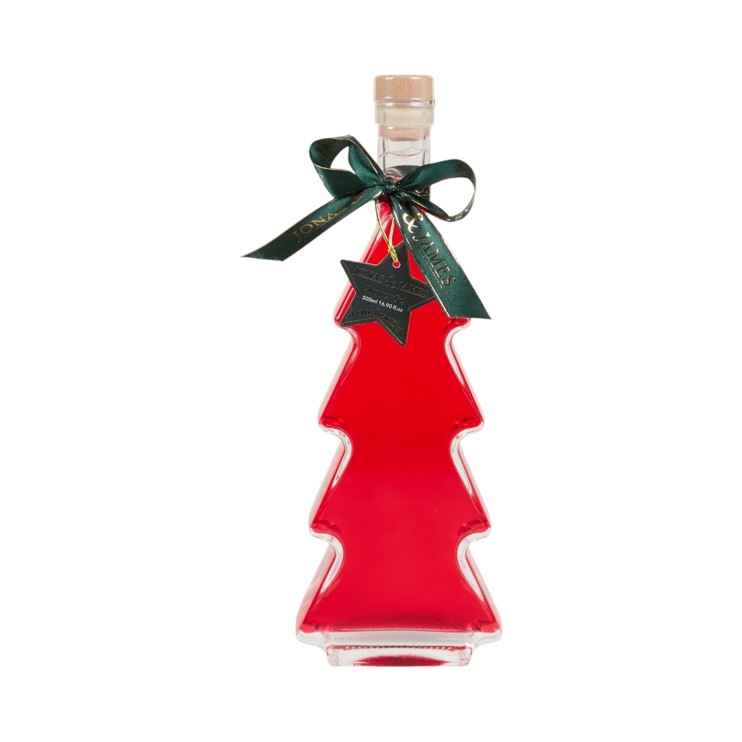 Christmas Tree Pomegranate Shower Gel 500ml Red Image 1