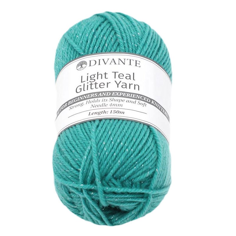 Divante Glitter Yarn - Light Teal Image