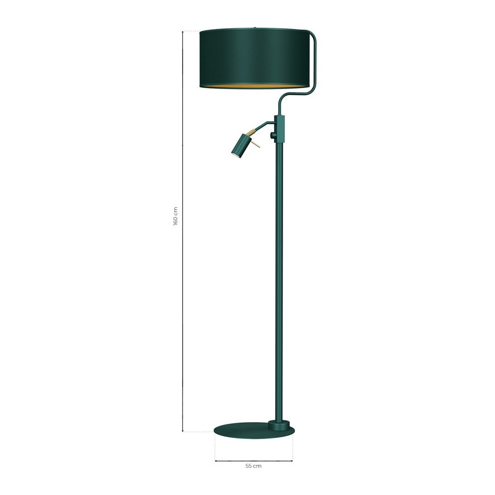Milagro Verde Green Floor Lamp 230V Image 6
