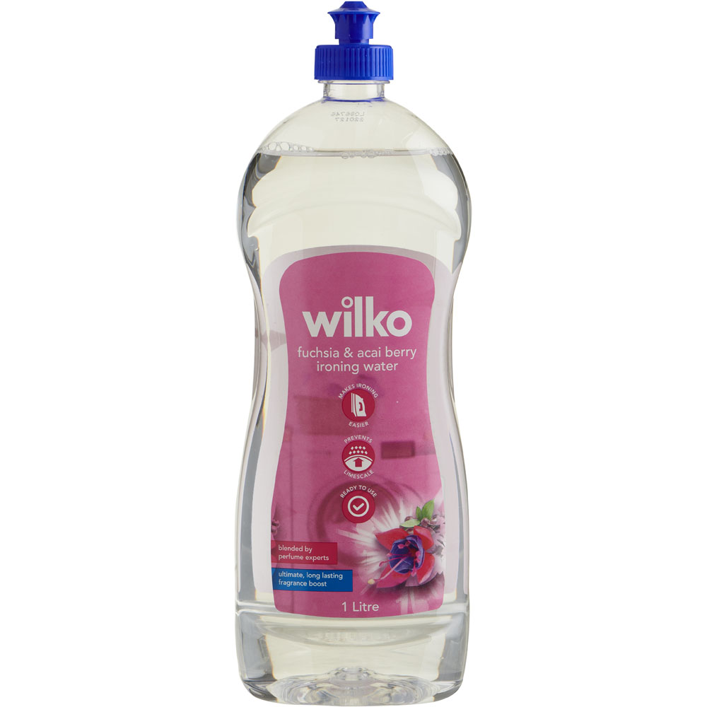 Wilko Fuchsia and Acai Berry Ironing Water 1L   Image 1