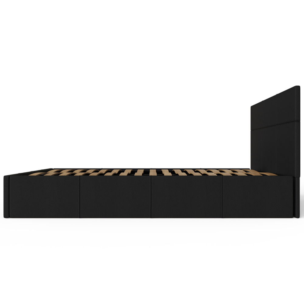 GFW Double Black End Lift Ottoman Bed Image 5