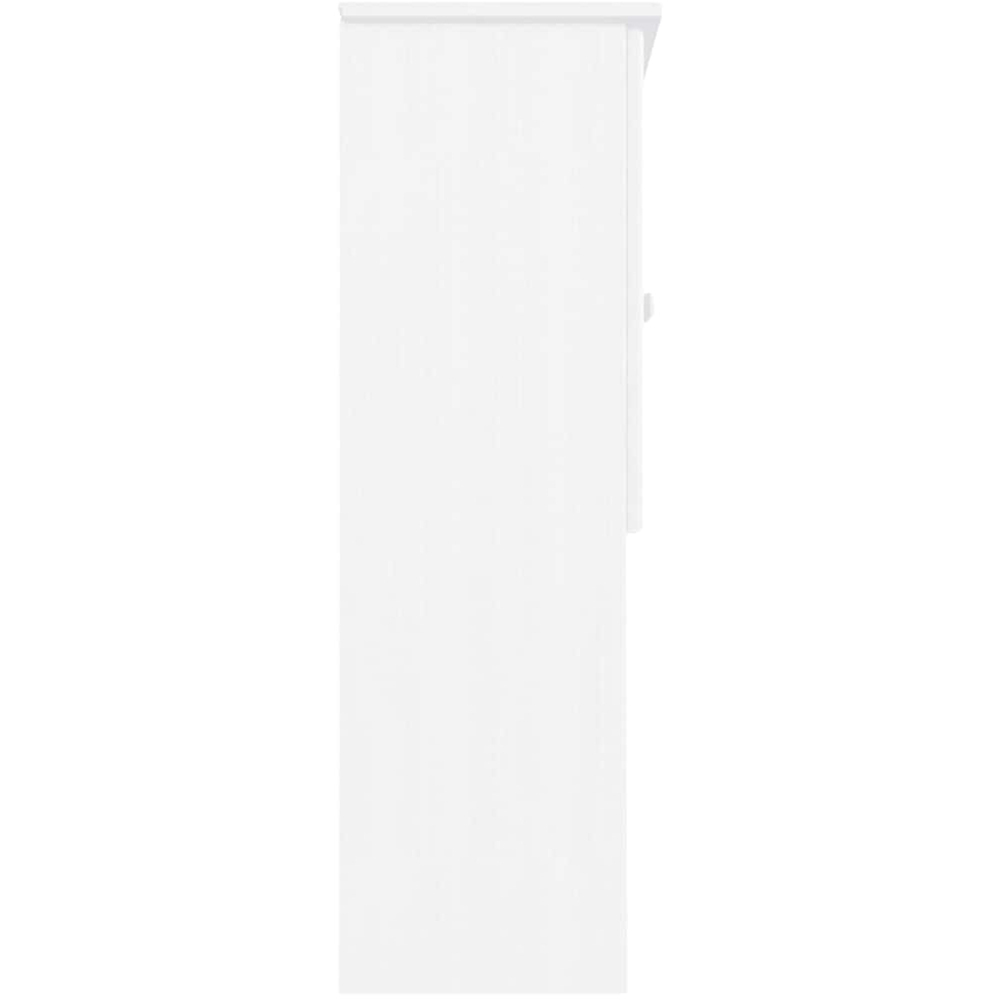 vidaXL Alta 2 Door White Solid Wood Pine Dresser Top Storage Unit Image 6