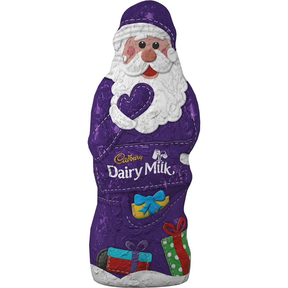 Cadburys Milk Chocolate Hollow Santa 50g Image