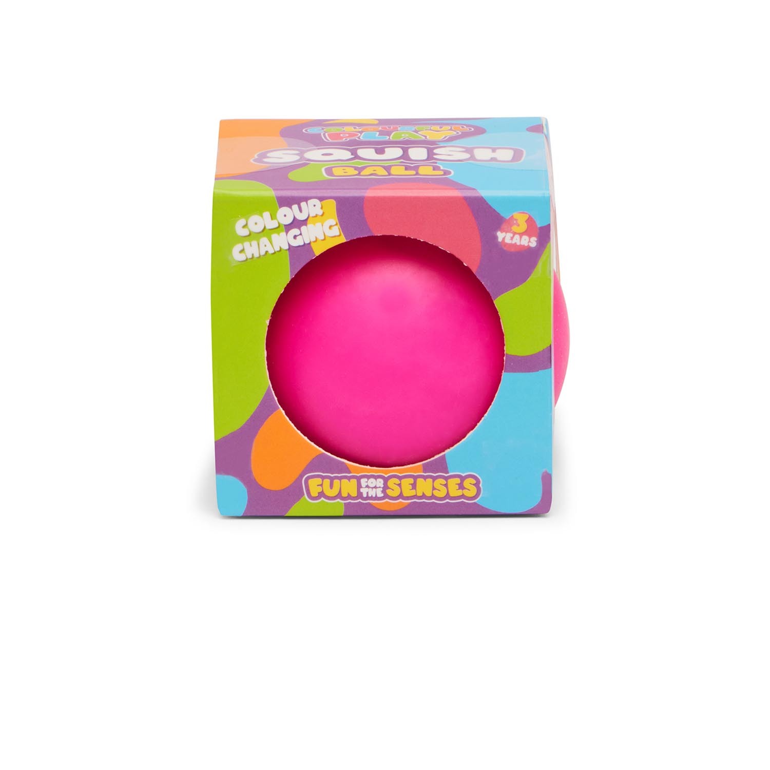 Single ToyMania Colour Changing Sensory Squish Ball in Assorted styles Image 5