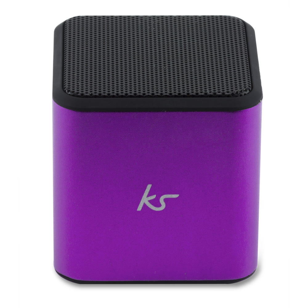 KitSound Purple Cube Bluetooth Speaker Image 3