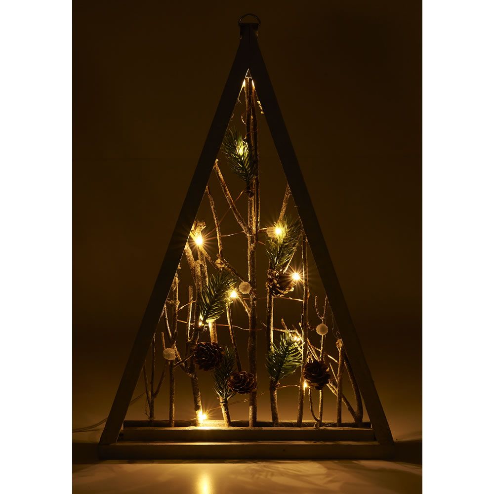 Wilko Alpine Home LED Battery-Operated Branch Christmas Decoration Image 2