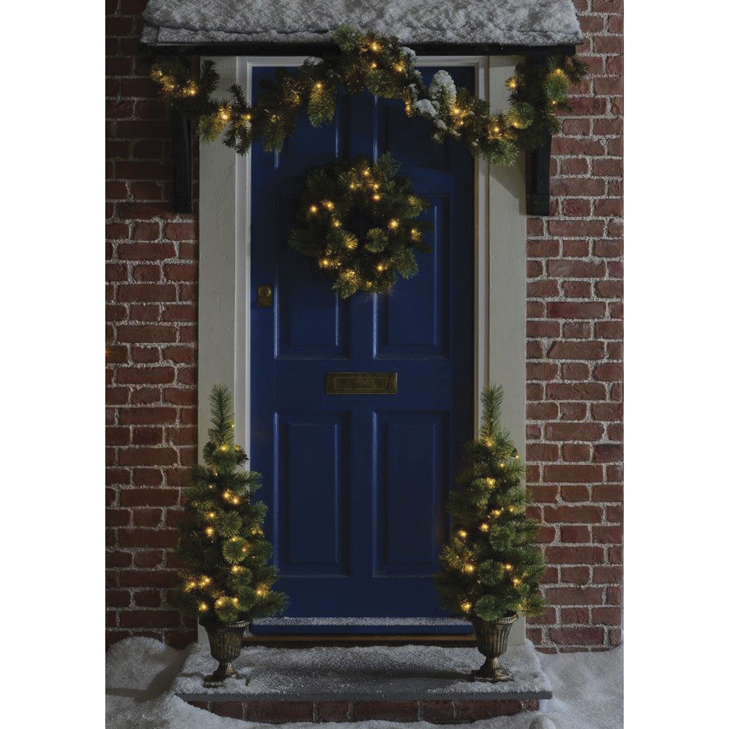 Deluxe Regal Christmas Porch Set Image 2
