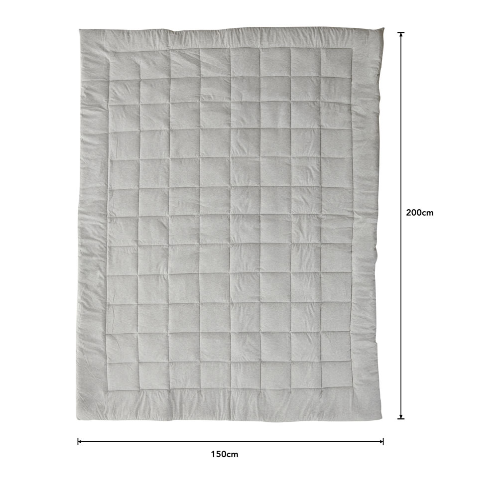 Wilko Jersey Throw Grey 200 x 150cm Wilko