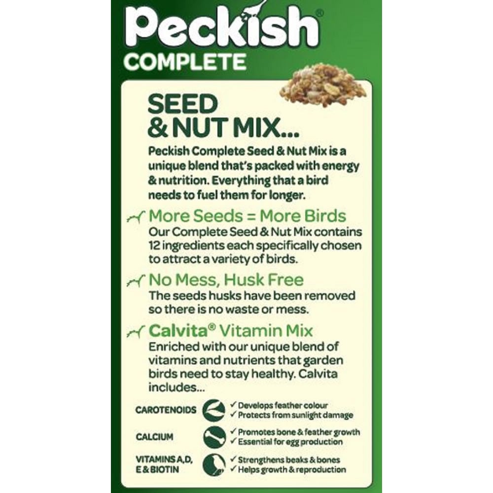 Peckish Wild Bird Complete Seed and Nut Mix 2kg Image 3