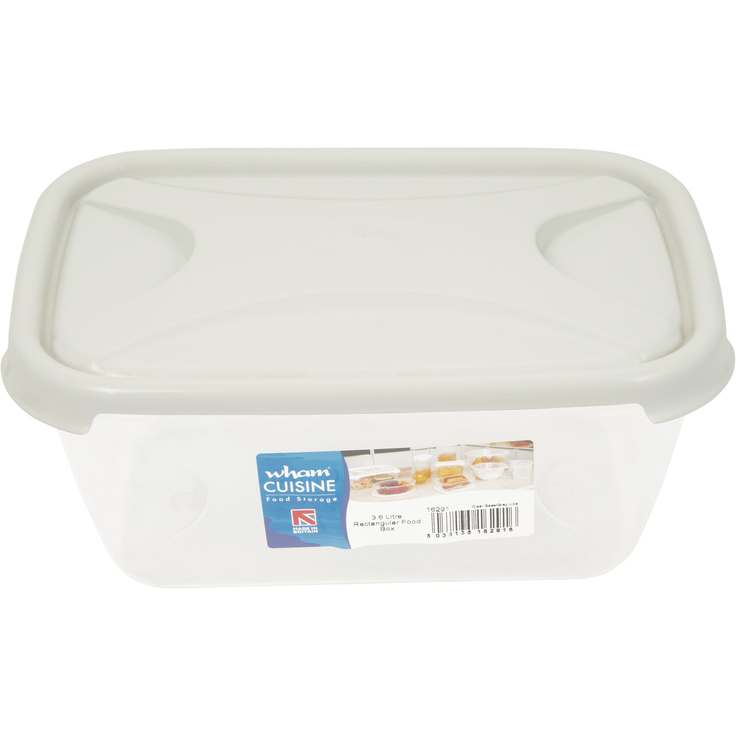Studio Food Box with Flexible Lid - Clear / 1l Image 3
