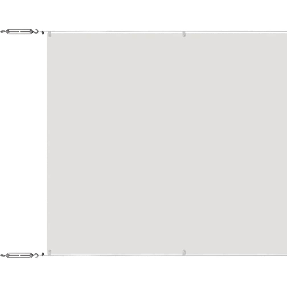 vidaXL White Oxford Fabric Vertical Awning 60cm x 12m Image 4