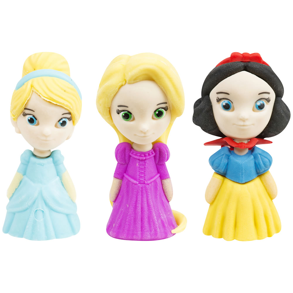 Disney Princess 3D Puzzle Erasers 3 pack Image 5