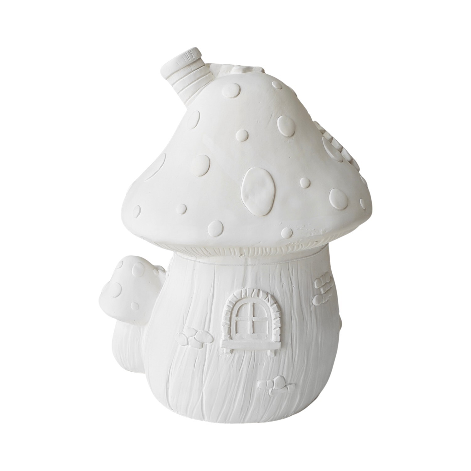 Paint Your Own Toadstool House Decoration White Image 1