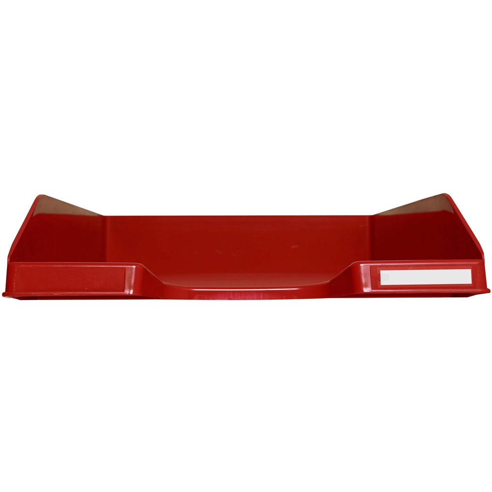 Exacompta Iderama Gloss Red Carmin Letter Tray 6 Pack Image 3