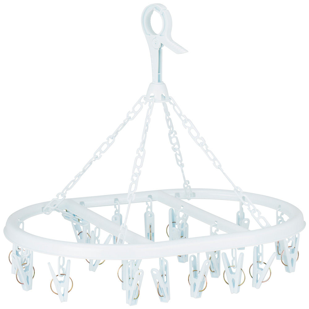 My Home Indoor 20 Peg Hanging Clothes Airer Image