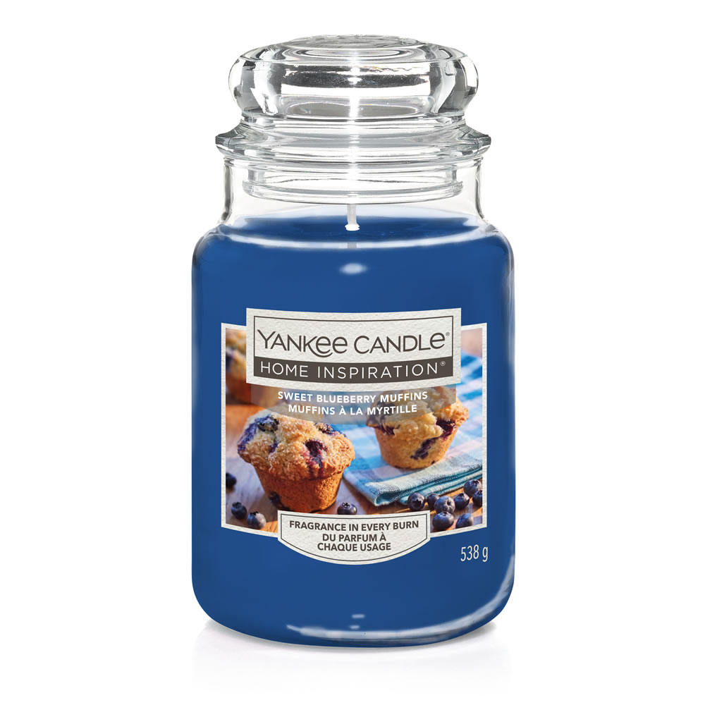Yankee Candle Sweet Blueberry Muffins Large Jar Image