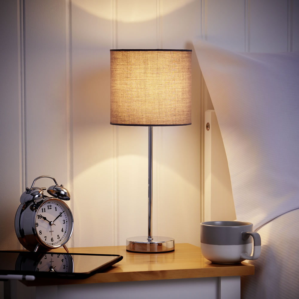 Wilko Milan Grey Table Lamp Image 6