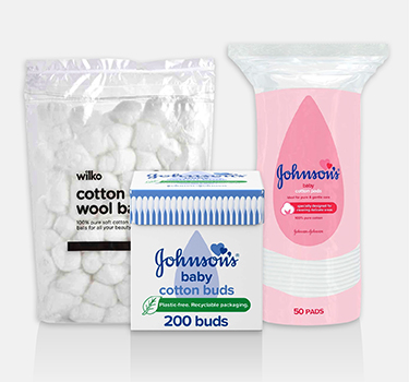 Cotton wool, pads and buds