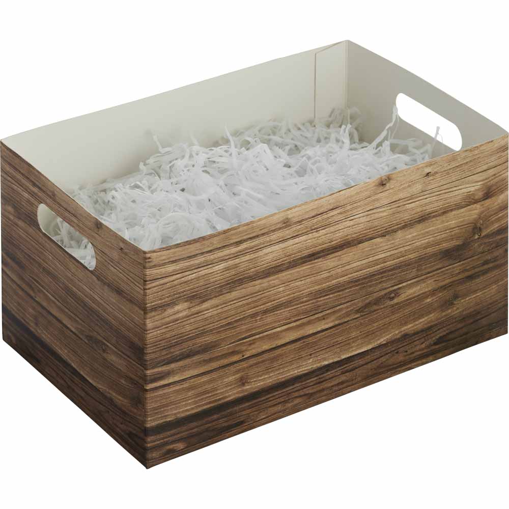 Wilko Flat Pack Cardboard Hamper Box Wilko