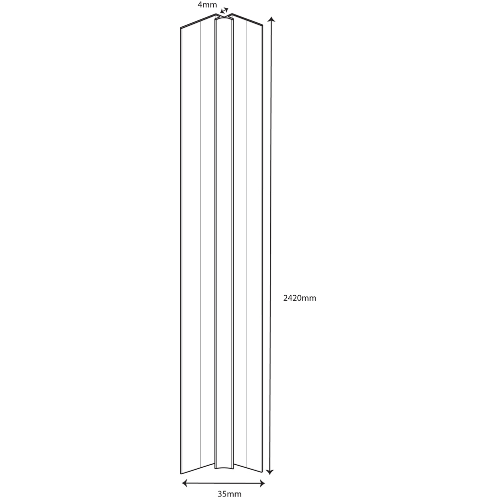Wetwall Alloy 3 Sided Installation Kit Image 7