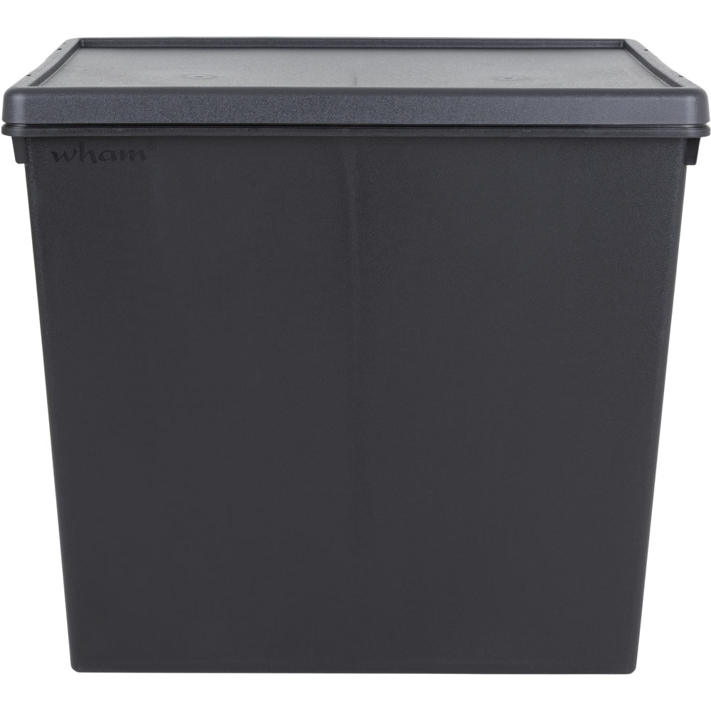 Wham 154L Black Bam Storage Box with Lid 2 Pack Image 4