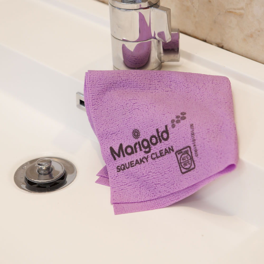 Marigold Squeaky Clean Microfibre Cloth Image 2