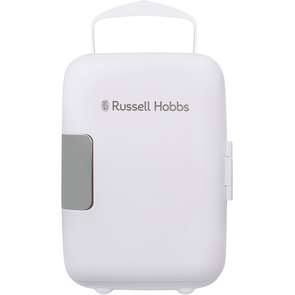 Russell Hobbs RH4CLR1001 White and Chrome 4L Mini Cooler Image 3