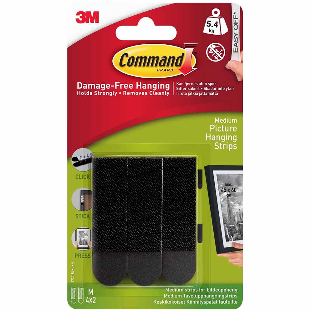 Command Damage Free Medium Picture Hanging Strips 4 pack Image 2