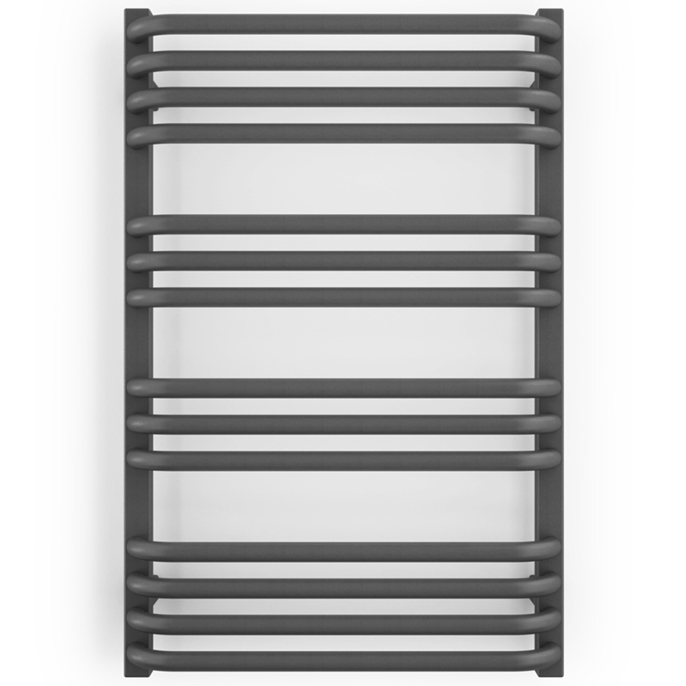 Terma Alex Modern Grey Heated Towel Rail 760 x 500mm Image 3