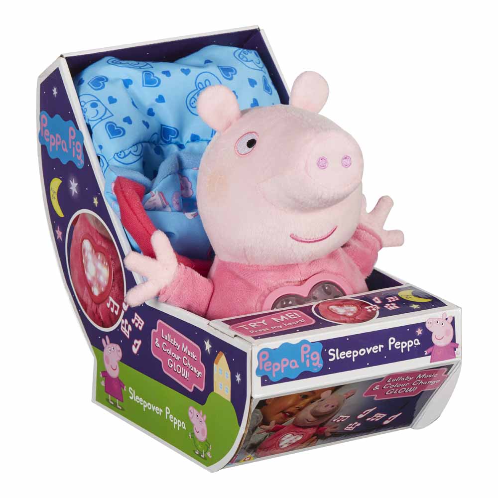 Peppa Pig Sleepover Plush Image 1