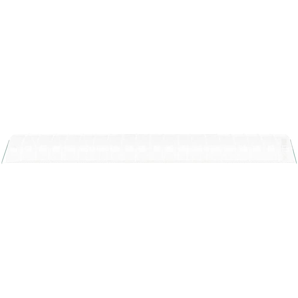 vidaXL White Polyethylene Galvanised Steel Frame 65.6 x 9.8ft Greenhouse Image 4