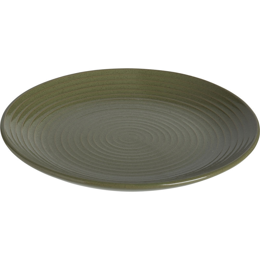 Wilko Green Reactive Glaze Side Plate Image 3