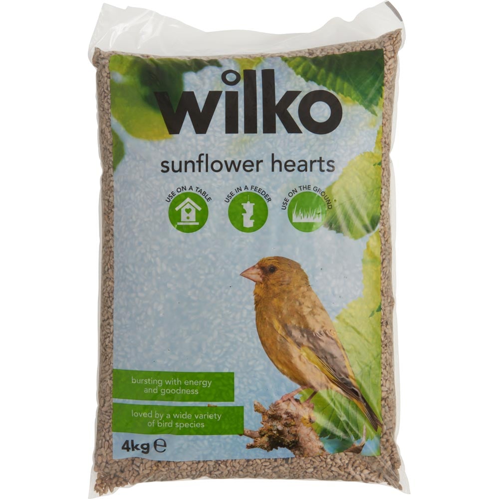 Wilko Sunflower Hearts Wild Bird Case of 3 x 4kg Image 2