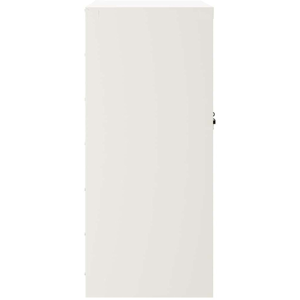 vidaXL 2 Door White File Cabinet Image 5