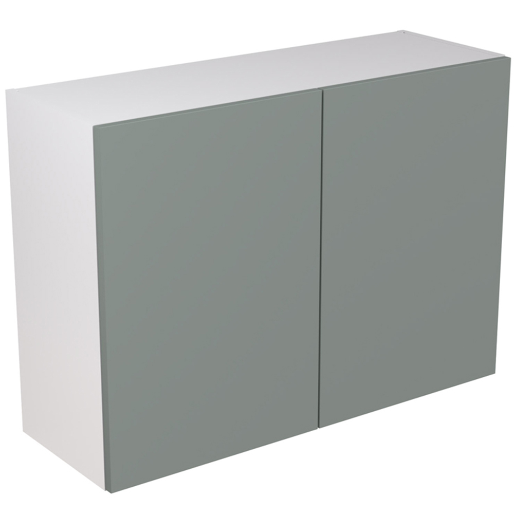 Kitchen Kit Slab Supermatt Agave Green Wall Kitchen Cabinet Flatpack 1000mm Image 1
