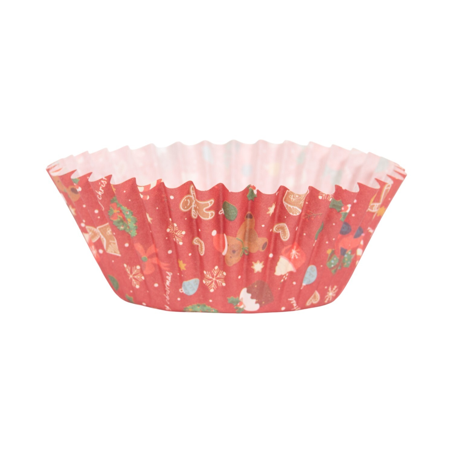 Pack of 100 Festive Christmas Cupcake Cases Image 6