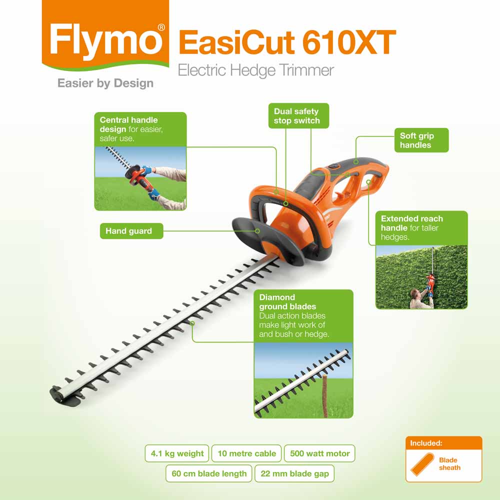 Flymo Easicut 610XT Hedge Trimmer Image 3