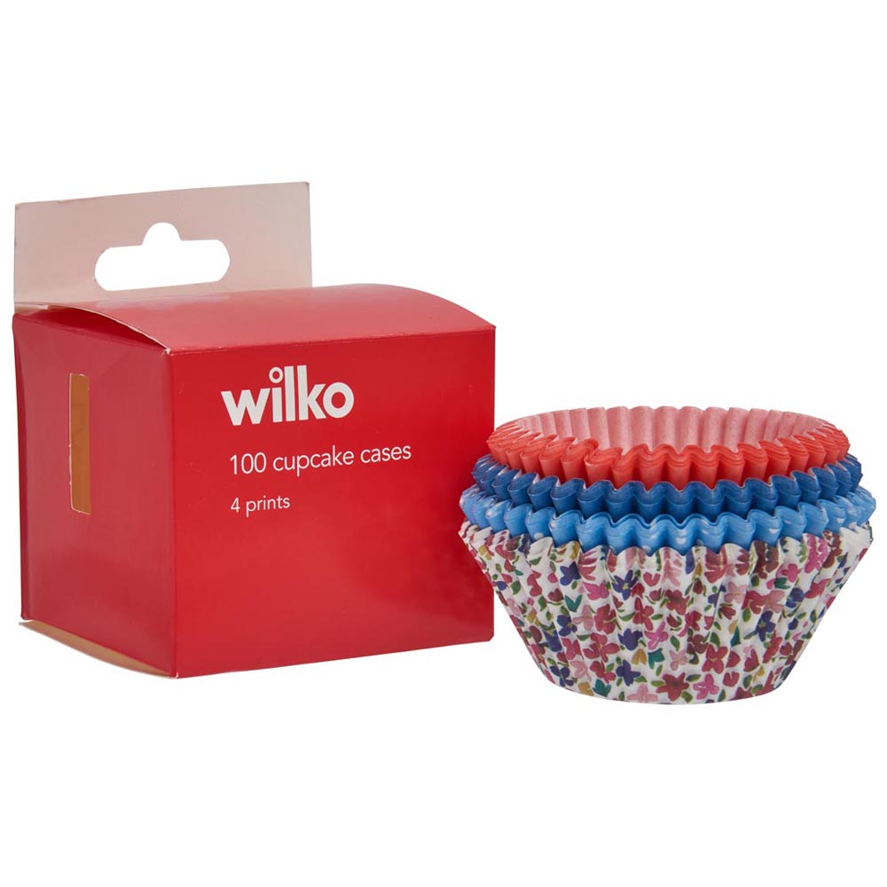Wilko Jubilee Cupcake Cases 100 Pack Multi Colour Image 2