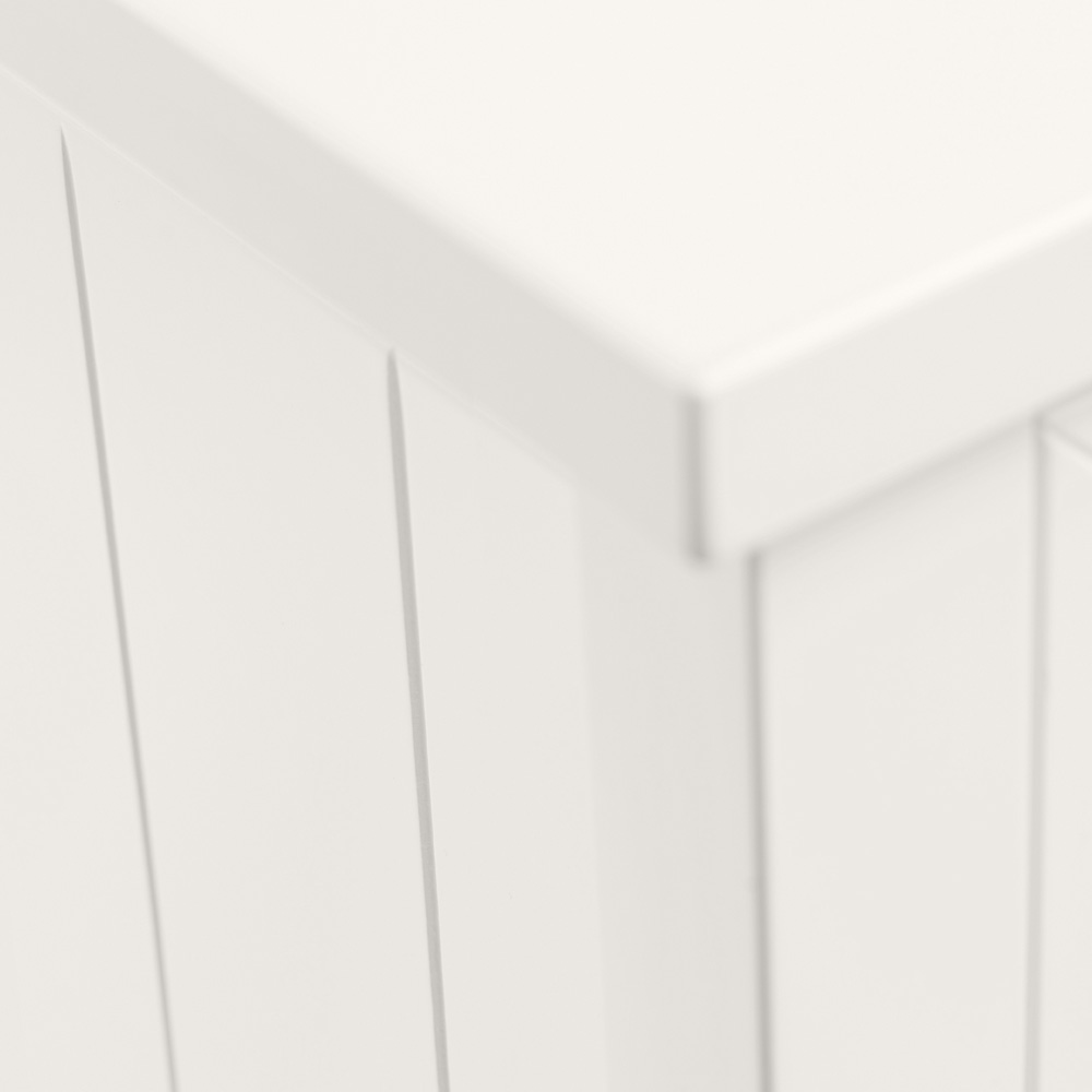 Julian Bowen Maine 5 Drawer Surf White Tall Chest of Drawers Image 5