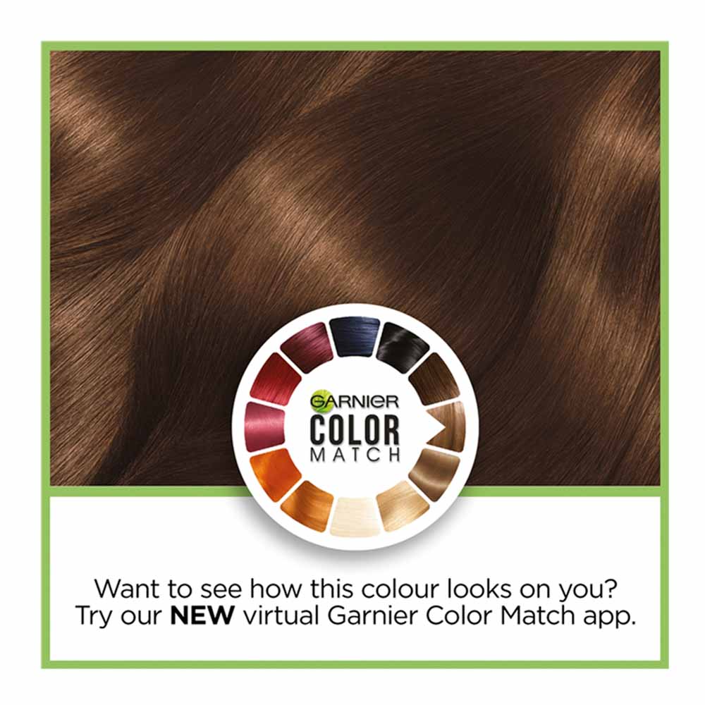 Garnier Nutrisse 4.3 Dark Golden Brown Permanent Hair Dye Image 4