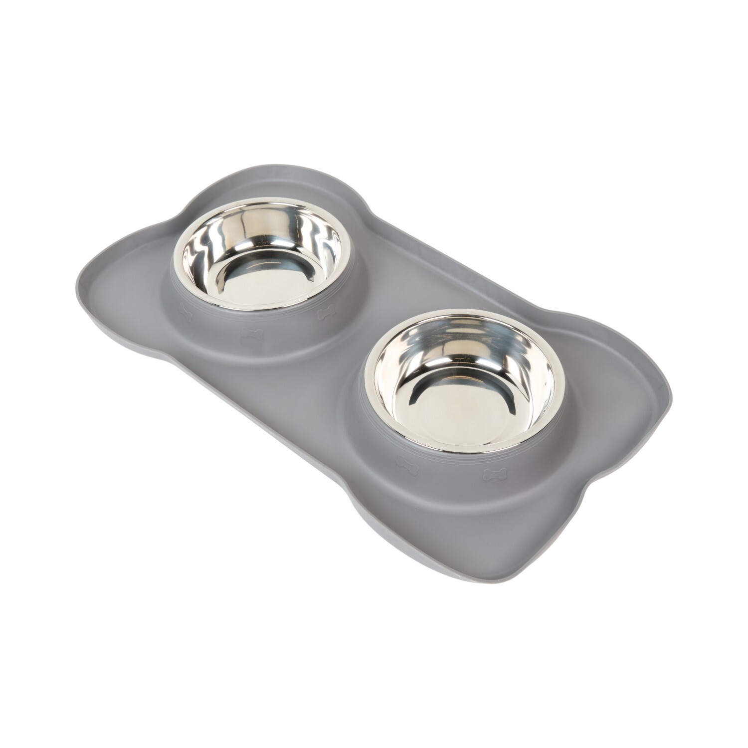 Double Bowl with Mat Image 3