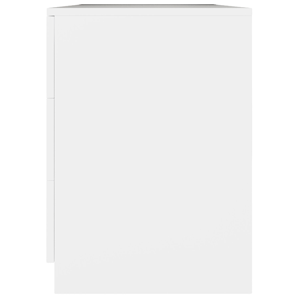 GFW Bailey 3 Drawer White Chest of Drawers Image 6