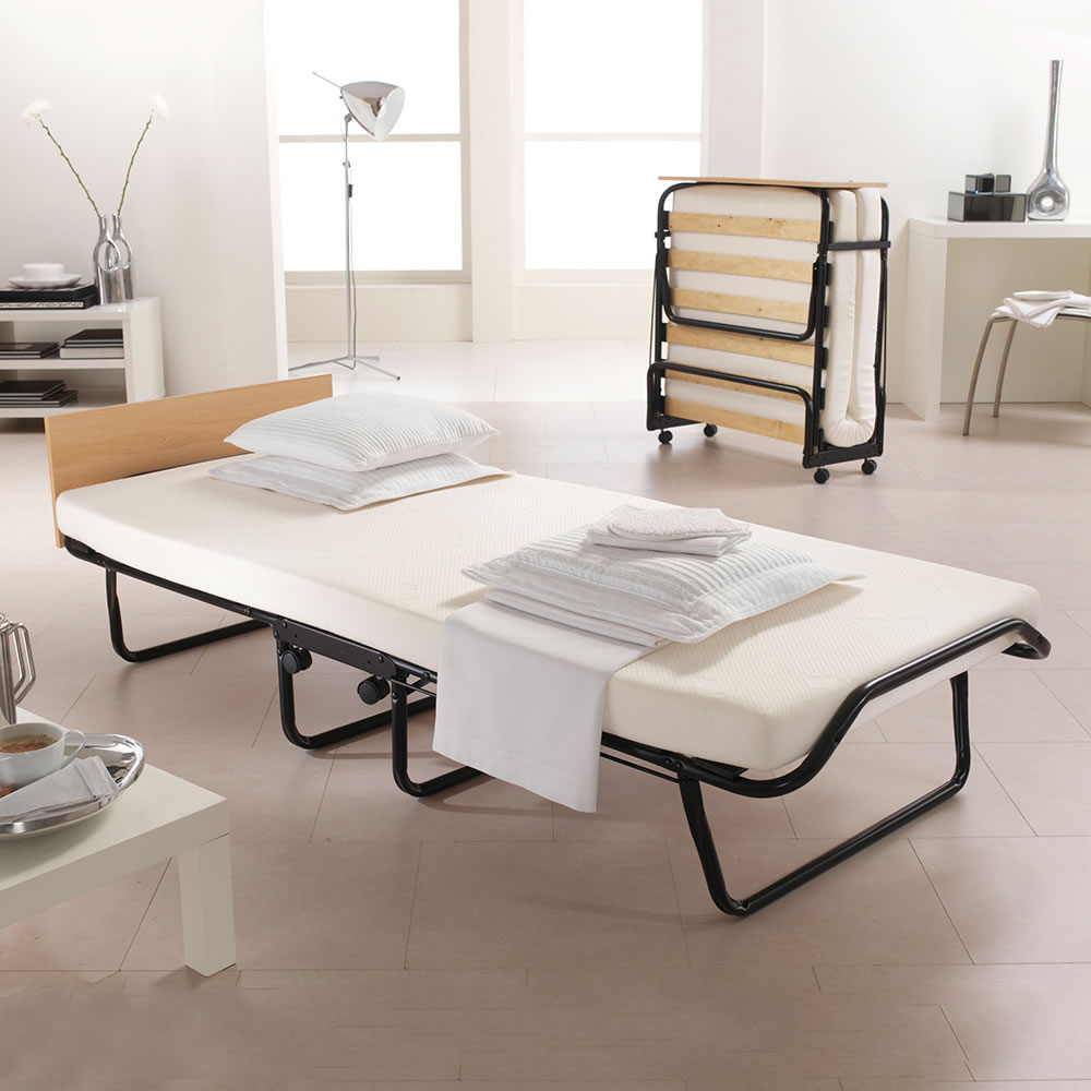 JayBe Impression Single Folding Bed with Memory Foam Mattress Wilko