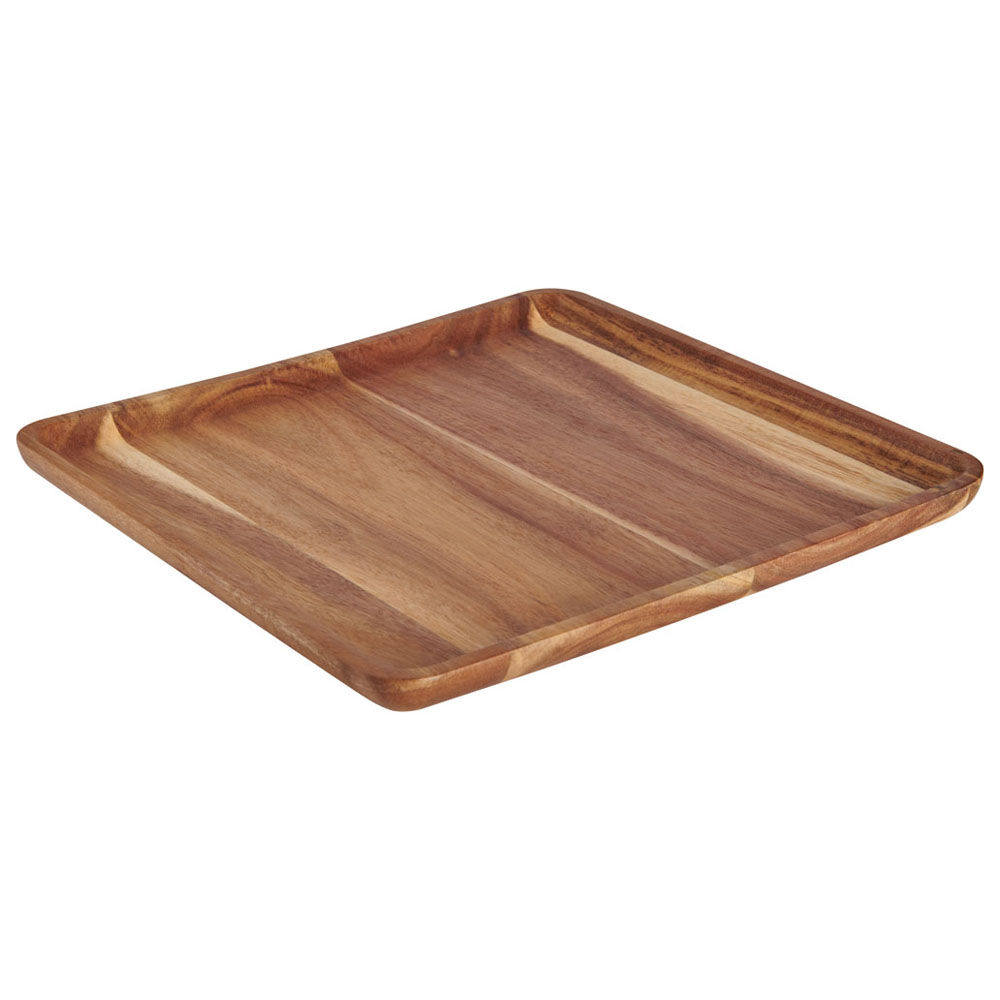Wilko Acacia Wood Serving Platter Image 1