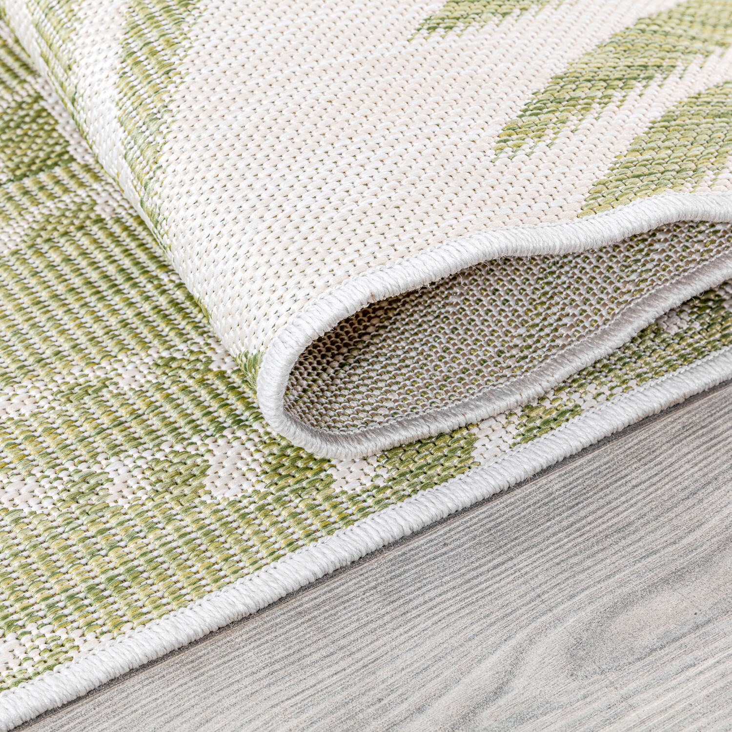 Miami Palm Indoor and Outdoor Rug  - Green / 160cm Image 3