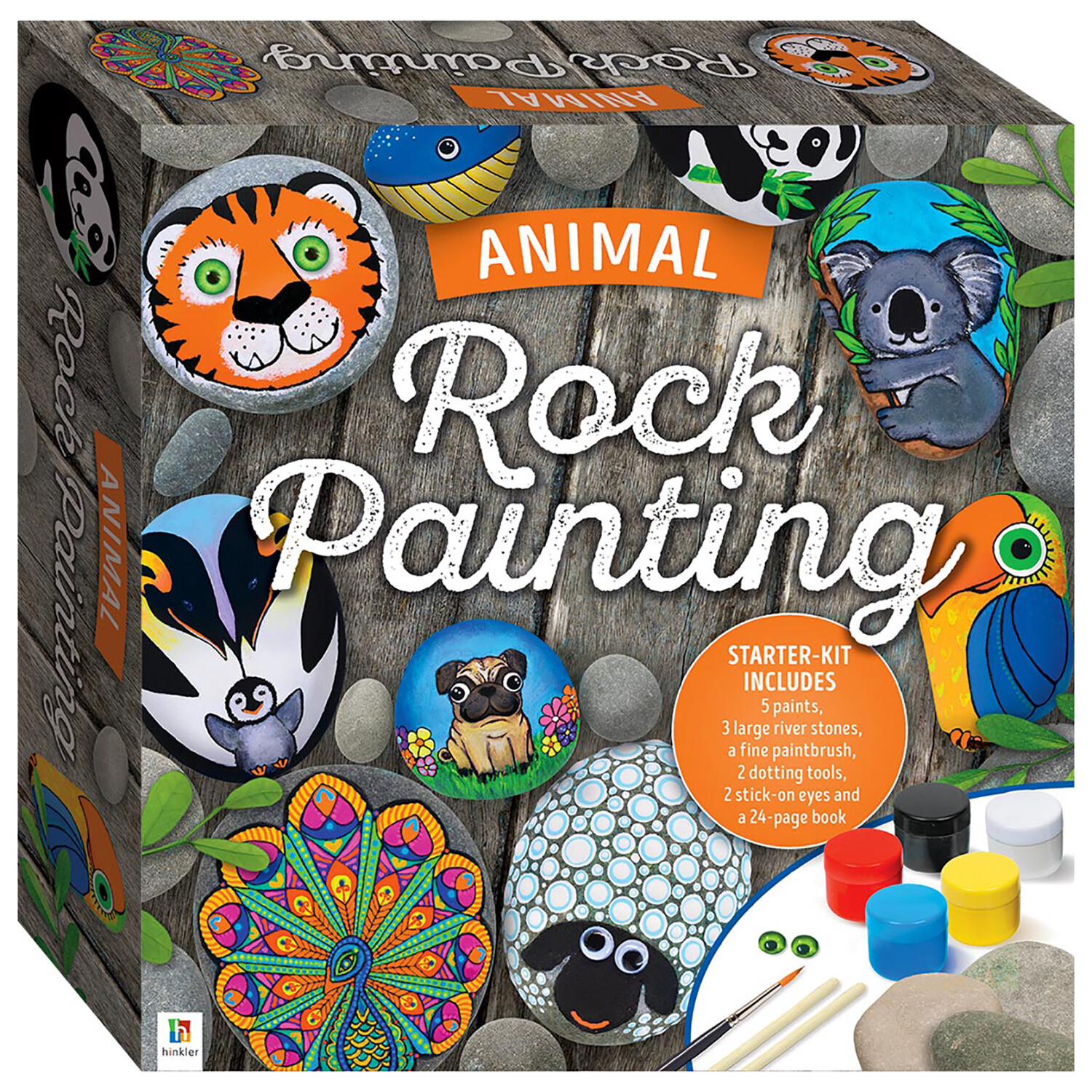 Hinkler Animal Rock Painting Set Image